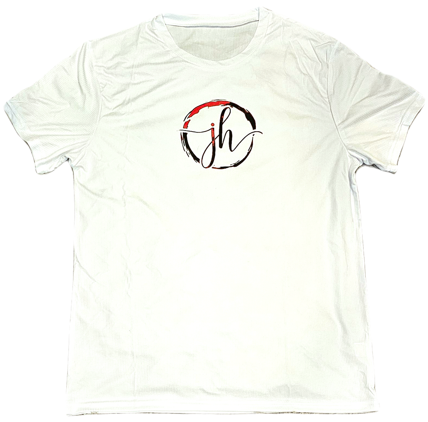 White 100% Polyester JH Brand Mens & Womens Tee Shirt