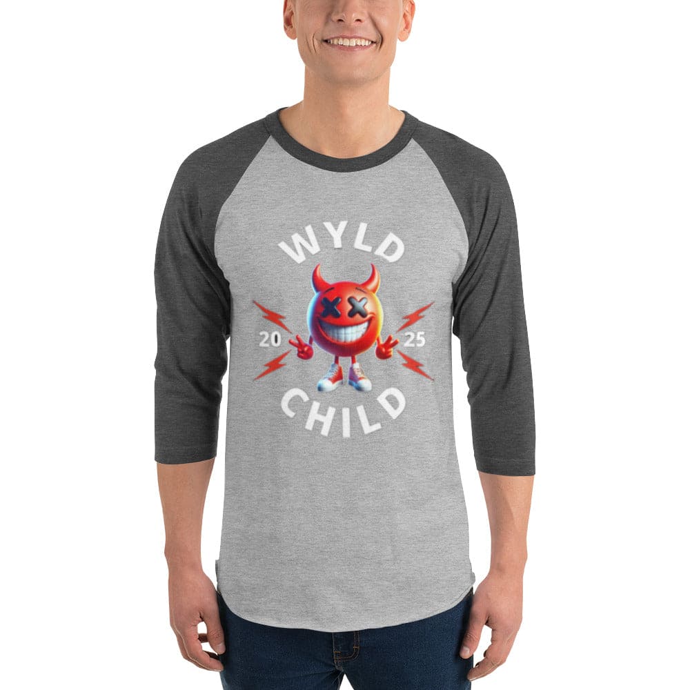 3/4 sleeve raglan shirt