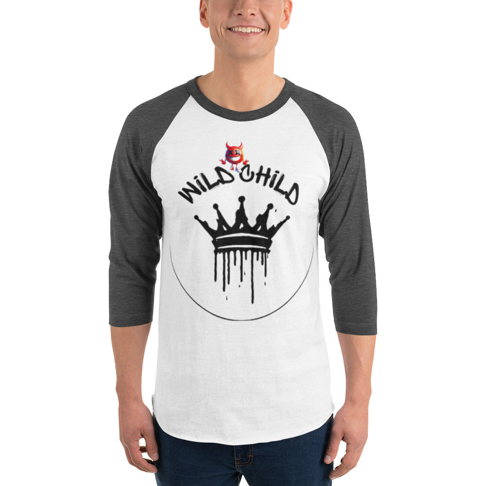 3/4 sleeve raglan shirt