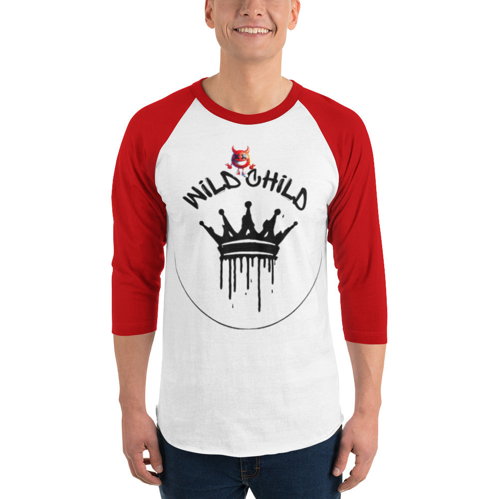 3/4 sleeve raglan shirt